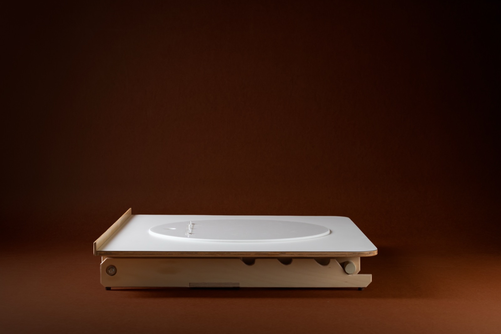 Desk folded flat